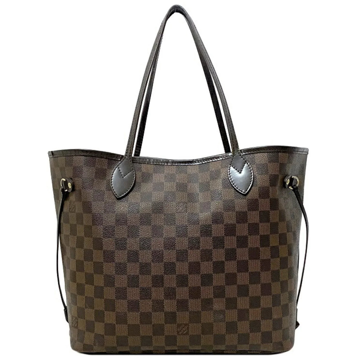 Pre-Owned SP4039 N51105 Bag Neverfull Brown (Fair) Tote MM Ebene Damier Ladies