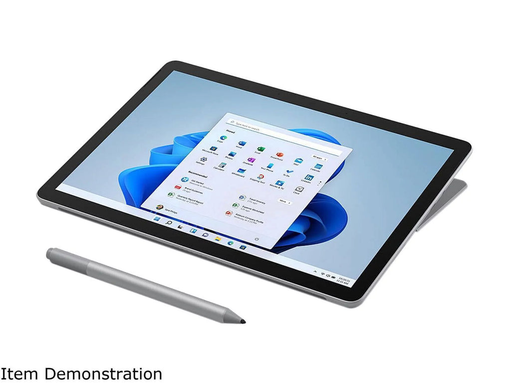 Point Intel Windows Core 10 Surface RAM, 3 Multi-Touch, Platinum, 128GB 10.5" 8GB Microsoft i3-10100Y, 8VC-00001 Go Display, Pixel 11, SSD, Sense