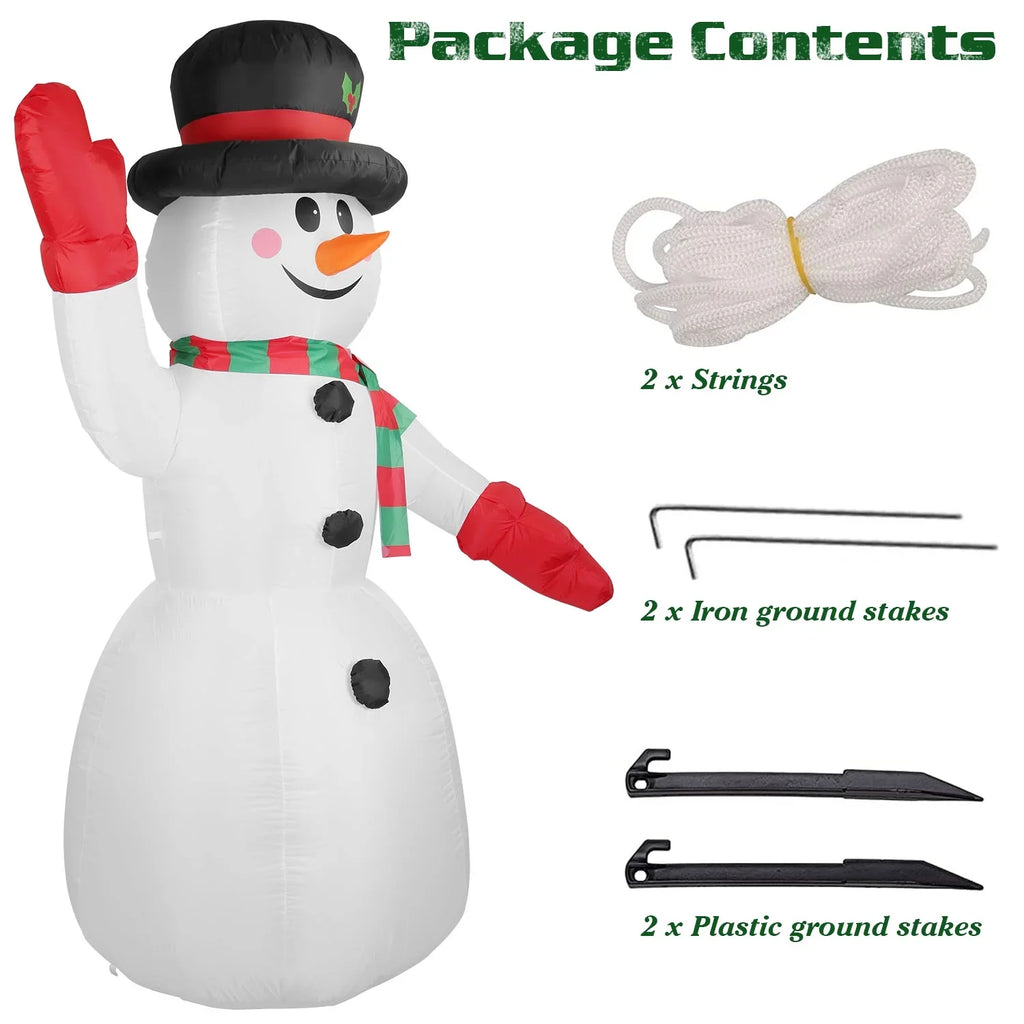 Light for Huge Lawn Holiday Blow Inflatable Up Yard Holiday iMountek Snowman Decor Party 7.9ft Giant Up Snowman, Decoration, Winter Yard Christmas Garden