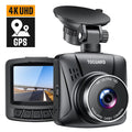 170° Night Dash Mode, LCD Cam,4K Cam G-Sensor Dash GPS, Car with Angle, Vision, Wide Camera Front 2" Parking TOGUARD Screen WDR,