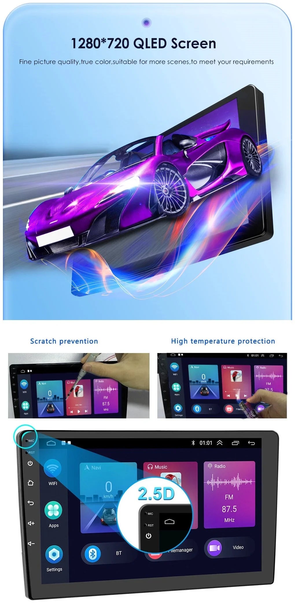 Accord Stereo Bluetooth For 2007 2003 Radio Head Car 2004 Navigation Carplay Android Din GPS Screen 12 2+32GB Honda Touch 2005 Double 2 Unit 10.1" 2006