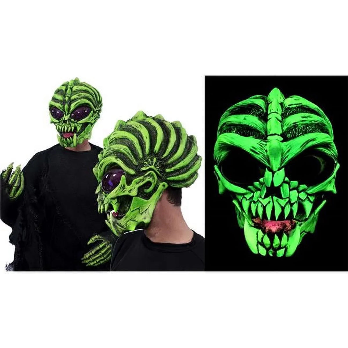 Light Down Reactive UV Earth Black to Mask, Alien