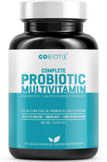 CFU Veggie Billion Women GoBiotix for 25 Free | Boost | Digestive Multivitamin &amp; | Immune 90 Probiotic ? Gluten Men Health, Probiotics &amp; with | Daily C Flora Probiotic Multivitamin