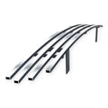 Chrysler 300 Stainless Compatible APS Chrome Steel Bumper Grille Billet 8x6 with 2011-2014 Lower N19-S10366R Premium 300C