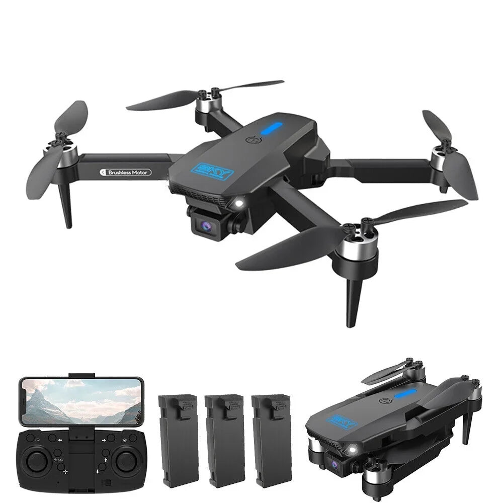 Drone HD Camera RC Quadcopter, E88Max 4K - FPV, Range Long WiFi AirMaster JahyShow Foldable -