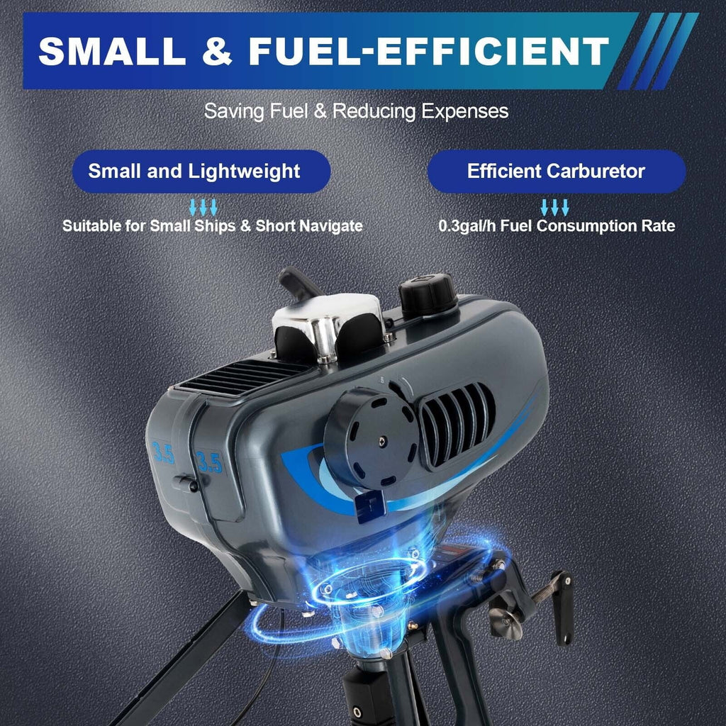 2-Stroke liquid System HP Fishing Boat Motor Boat with Outboard Cooling Engine 3.5 Engine