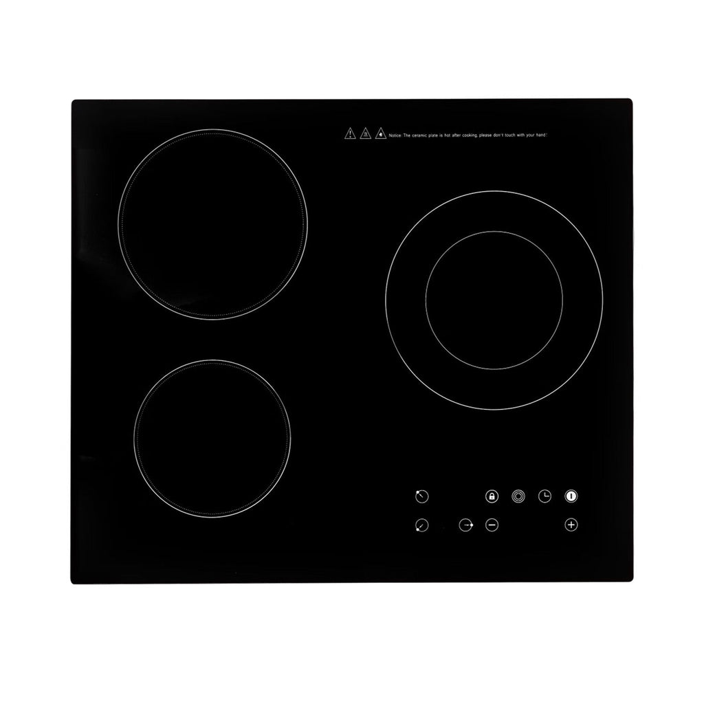 Timer Safety Heating Hot and Cooktop 3 Level Built-in 110V Ceramic Electric 2600W Plate Sensor Aiqidi 9 Countertop Stove Electric Lock Electric Touch Burners Cooktop Top with Kid Control