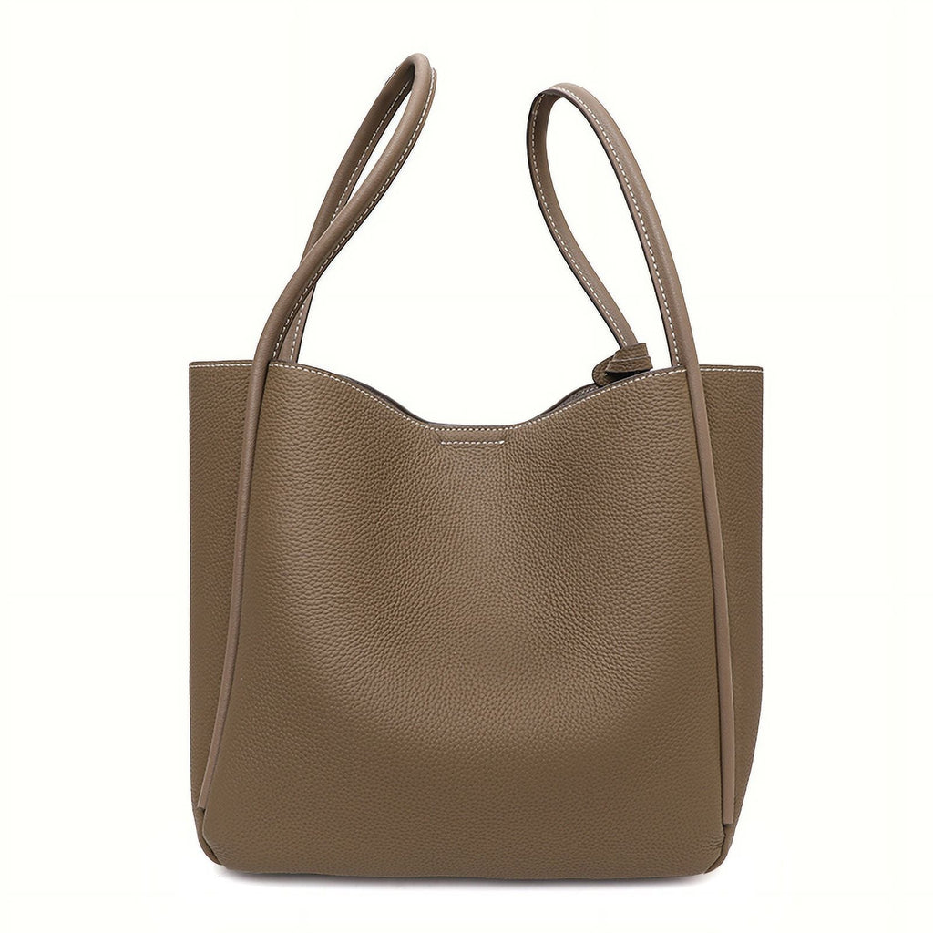 Fashion Aidrani women's commuter new Ladies bag 2024 retro Tote bag leather