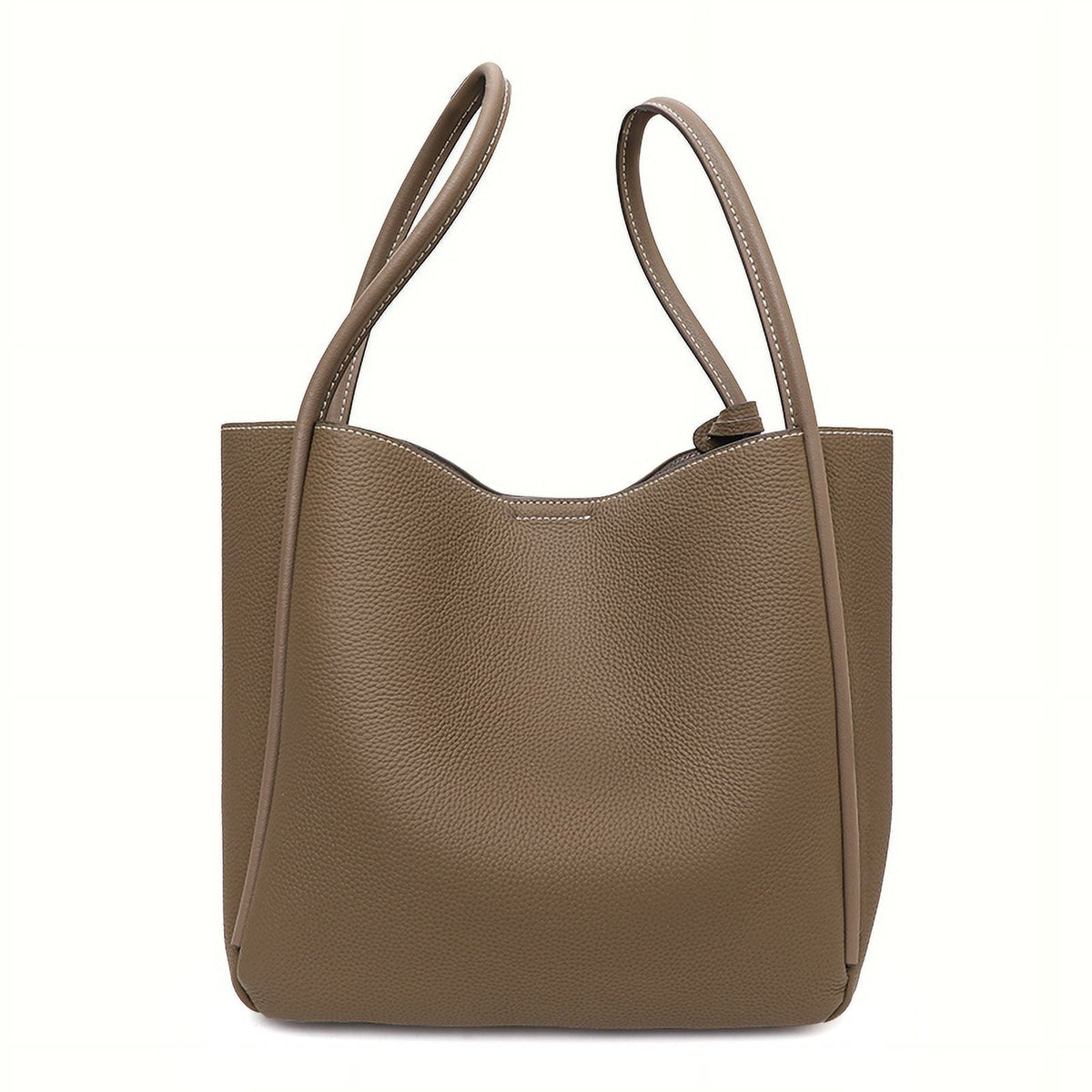 Fashion Aidrani women's commuter new Ladies bag 2024 retro Tote bag leather