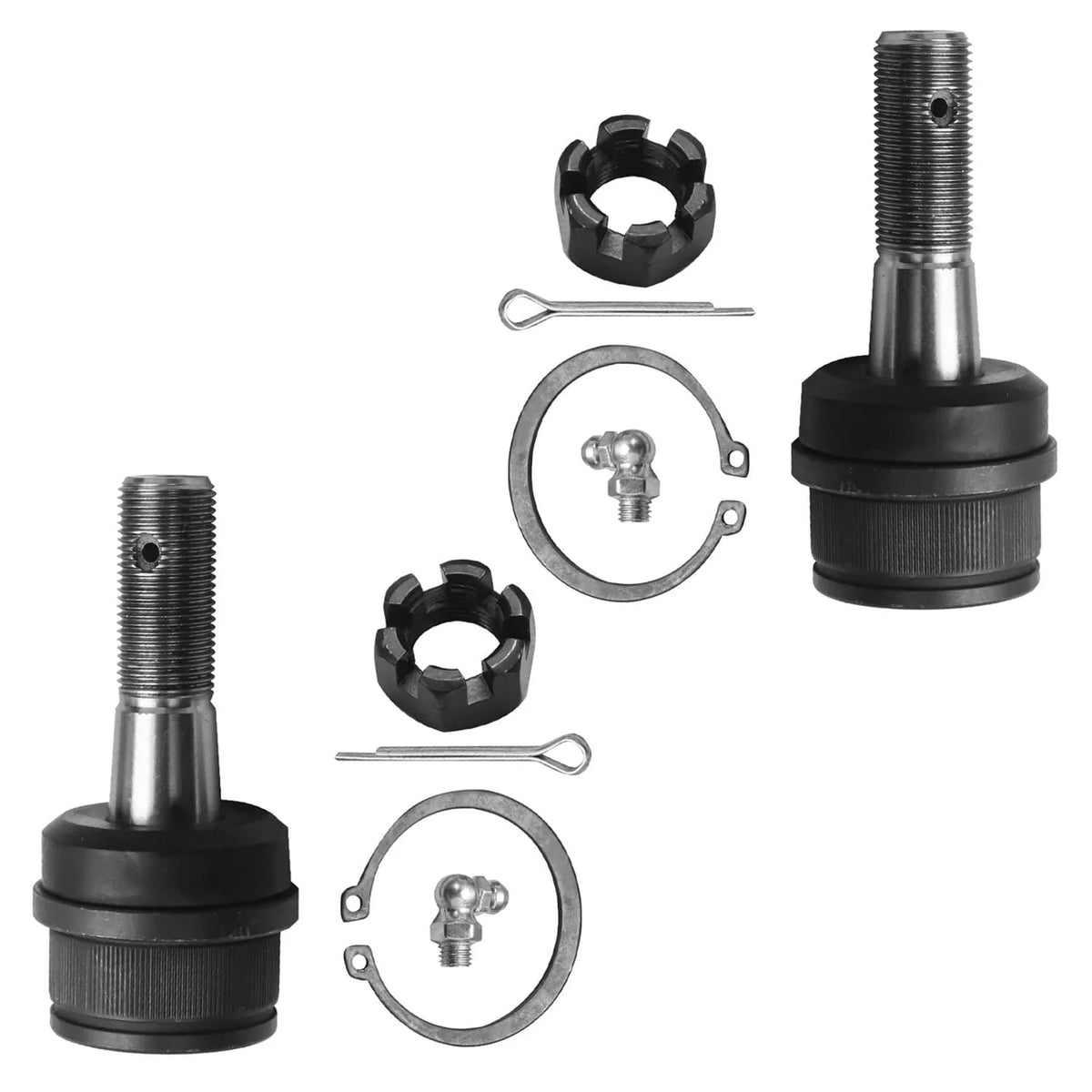4WD Bearing 4 Detroit F-250 Kit 2002 2003 Super Suspension 2001 - 2 Hubs 2000 00-04 F-350 Sway Tie Bars Axle Ball Replacement Front 2 Wheel for Duty, Joints Rods 2004 4 12pc