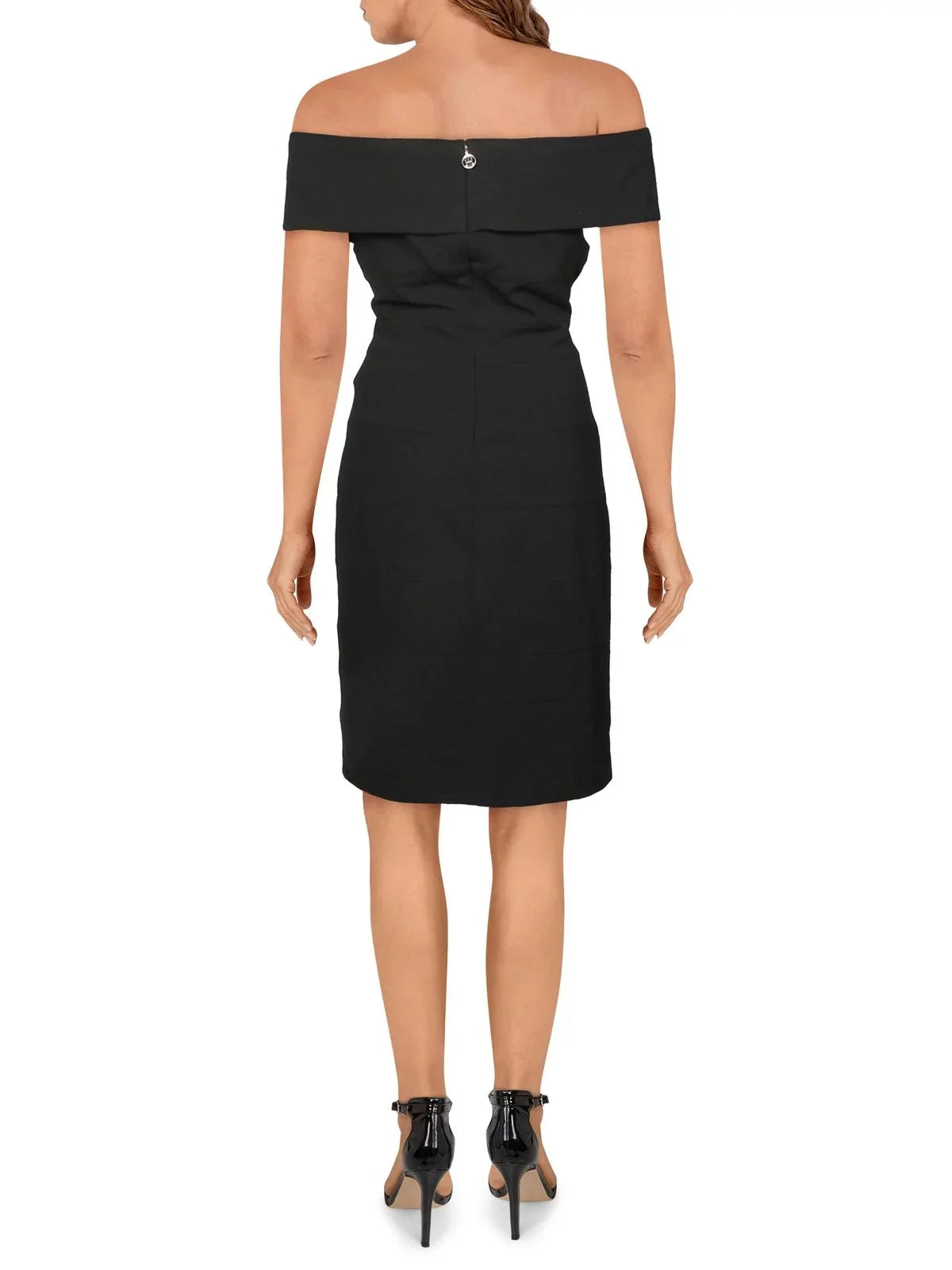 Tommy Cold Cocktail outfit Sheath Womens Shoulder Hilfiger