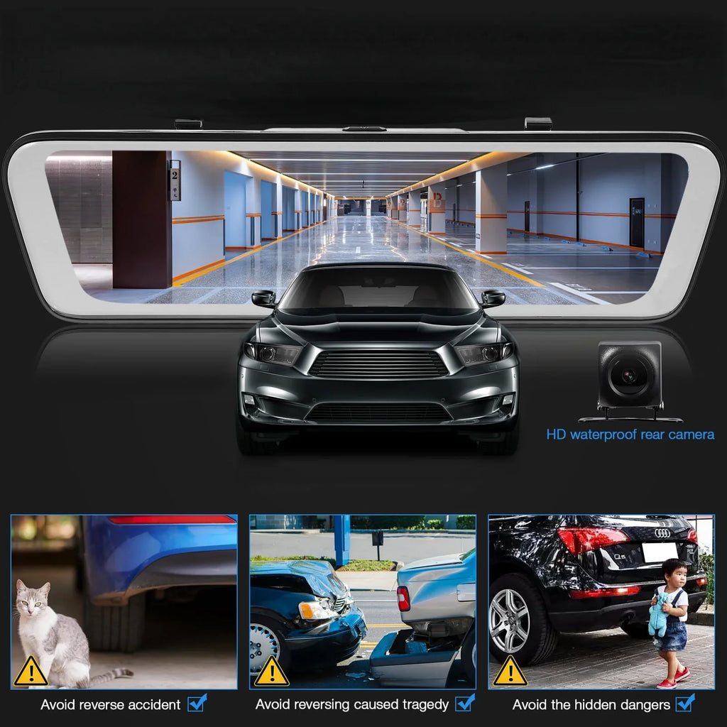 Camera Front Car Backup 1080P Camera Recorder and Camera Vehicles Dash Rear Driving Dash Cheefull Recorder