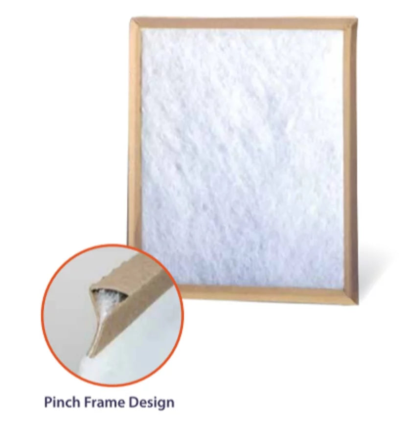 Clean MERV AC Throwaway of Basic Furnace AquaNation Dust 20X25x1 4 12) Air Fiberglass (Lot Polyester Filters, Filters, Disposable Living Panel