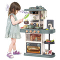 Toys Birthday, Play Set Boys for of Kitchen Lights Toy Spray Pcs Toddlers Pretend PayUSD with 28.3" and Kitchen Playset Sounds Christmas Realistic Play Green Girls Kids Kids 43 for Simulation with
