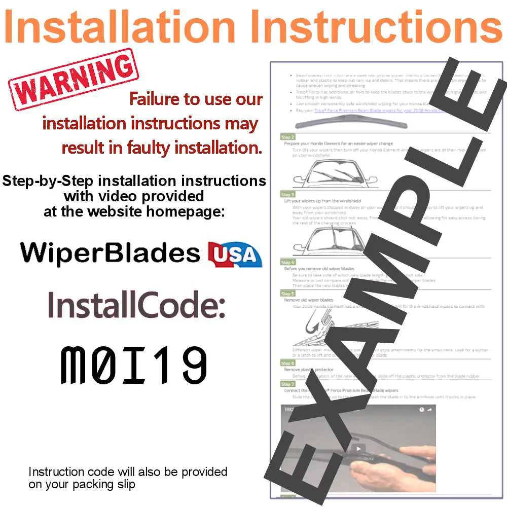 2) Beam A4 2019 Audi (Set Blade of Wipers