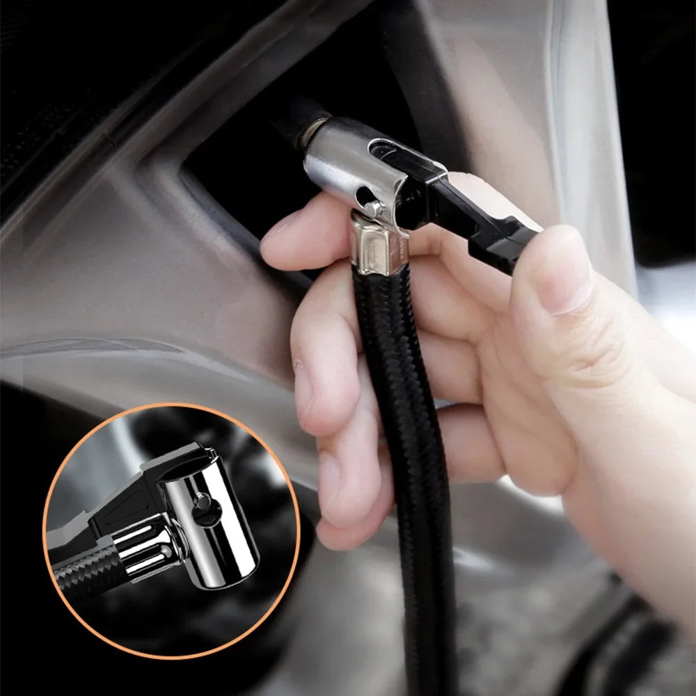 with Car LED Geevorks Pump, Air Light, Compressor Portable Digital Tire Inflator 12V Auto