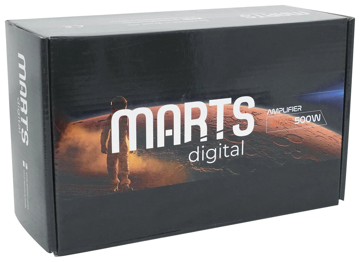 Digital Remote+Amp Mono MXD 500 Marts Car Kit OHM 1 500w Amplifier+Bass RMS