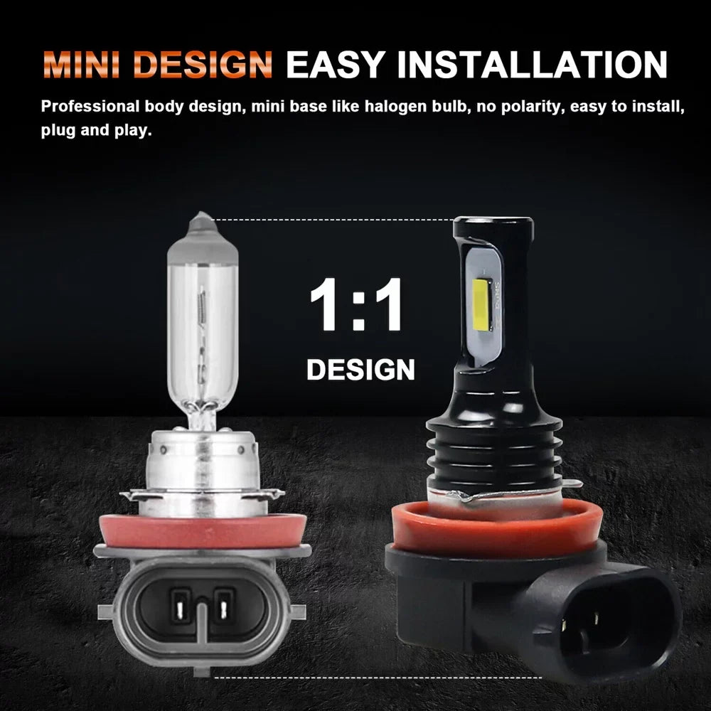 LED Bulbs Bulbs 6000K + CX-9 Beam H11 Low H11 Hedlight Mazda 2013-2015, 9005 LED Light For Fog 6pcs High