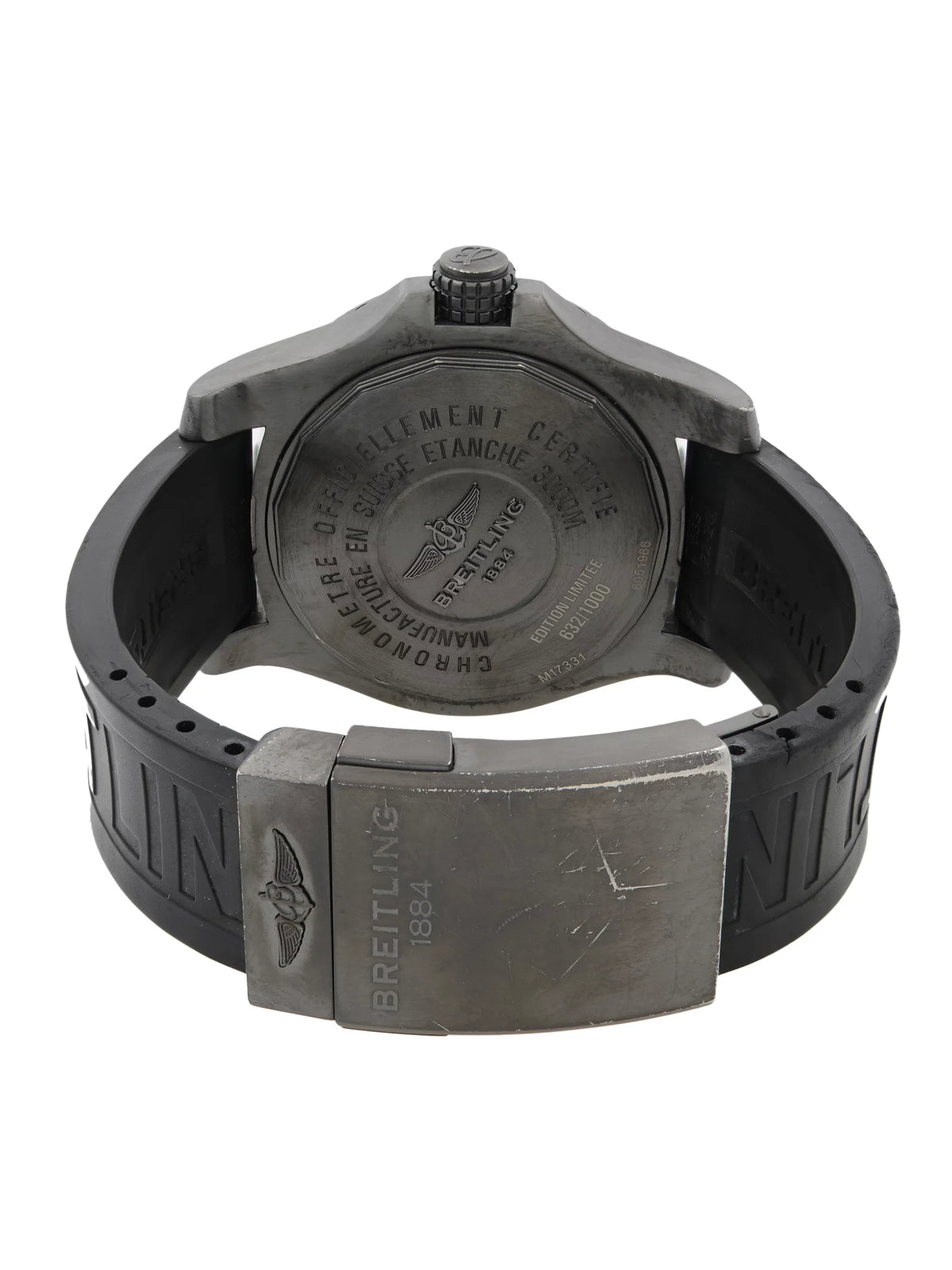 Avenger Steel Seawolf Watch Mens II Black M17331E2/I530-153S Breitling Automatic