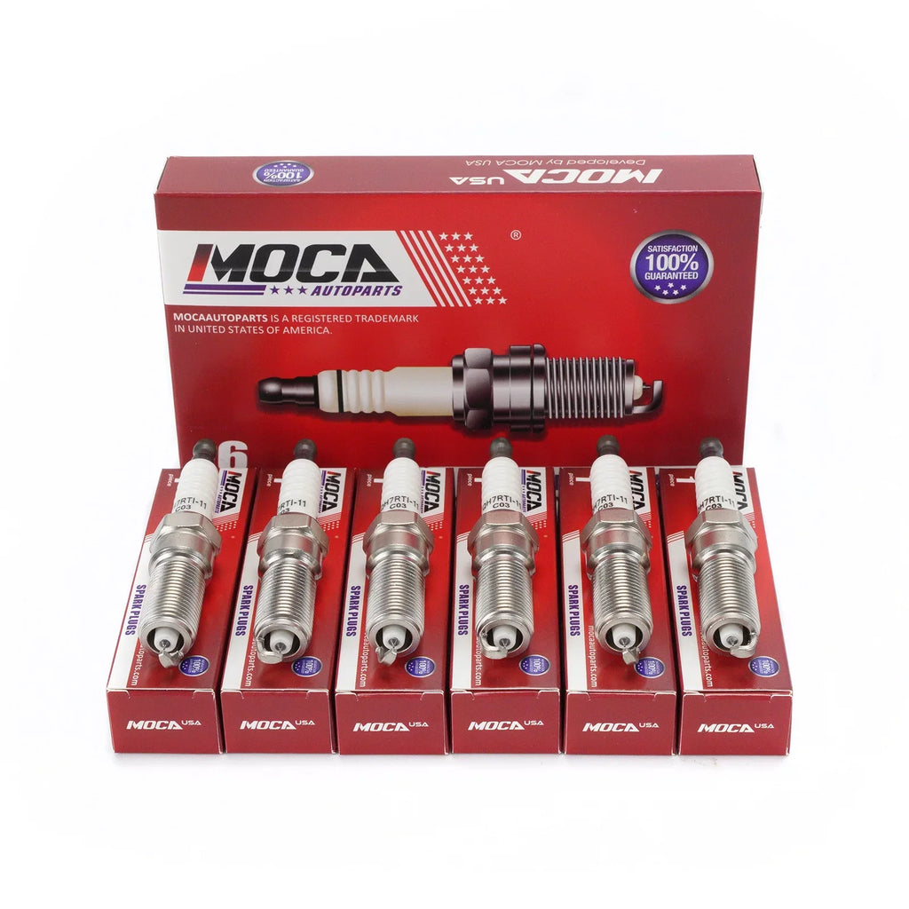 for 6PCS Mazda Lincoln GMC AUTOPARTS Fit Land Rover F150 Chevrolet Spark Plugs MOCA Cadillac