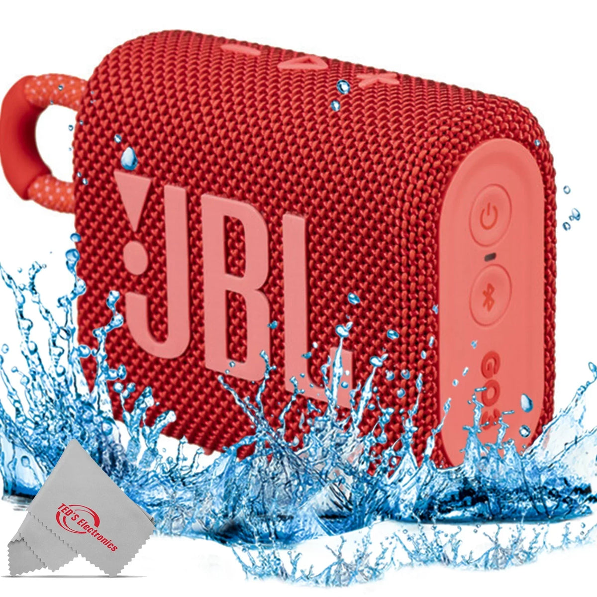 Waterproof Speaker Bluetooth 3 Portable Go JBL Red