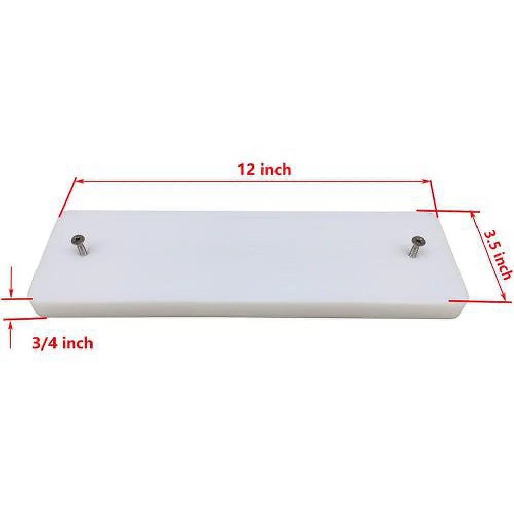 Resistant Mounting Hardware Kit/Transducer Mounting Board Marine-Grade Boat Transducer Plate