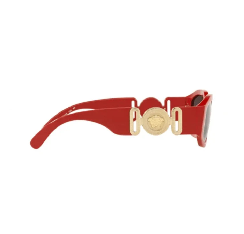 Plastic 53mm/16-140 Adult Geometric Unisex's Red VE4361 Sunglasses Versacce