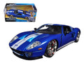 with 1/24 Jada" Car Furious Diecast (2015) Movie GT \Fast Model by White & 7\" Blue Stripes