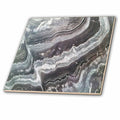 Granite Image Rivers Maroon of Gray Of Tile, And 3dRose - Ceramic 6-inch