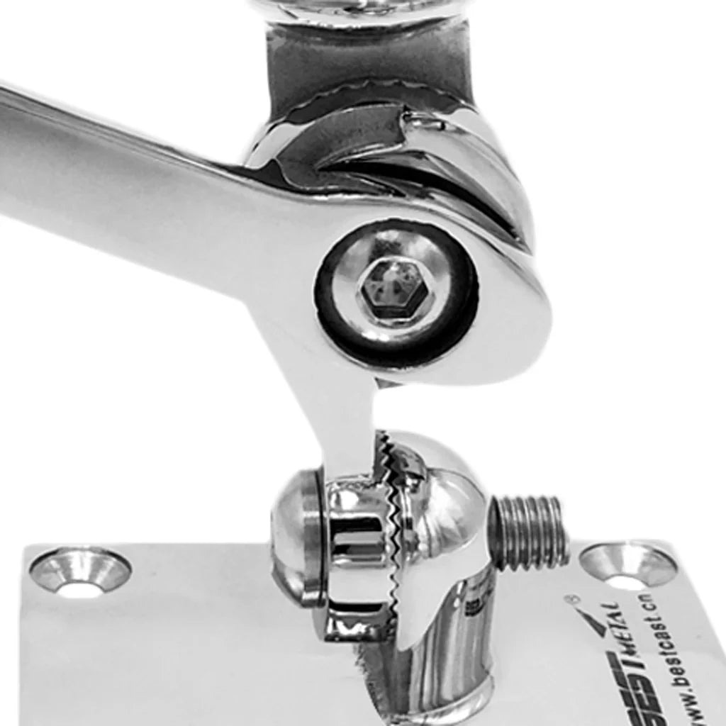 Dinghy Boat Base Ratchet Kayak for Inflatable Mount Stainless Marine Adjustable Radio Steel VHF
