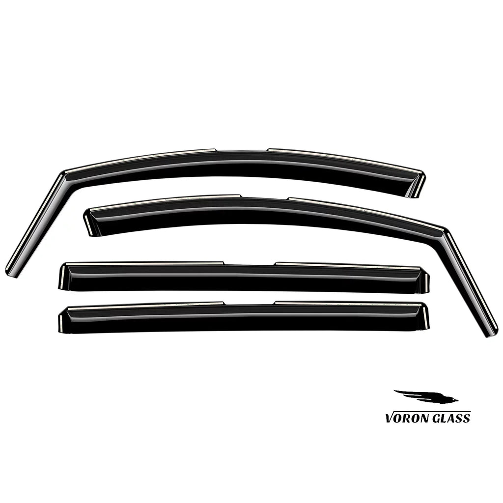 Voron 200262 Odyssey Visors, Vent Deflectors, 2018-2024, Window Rain in-Channel Guards Glass Pieces - Durable 4 Window for Extra Honda