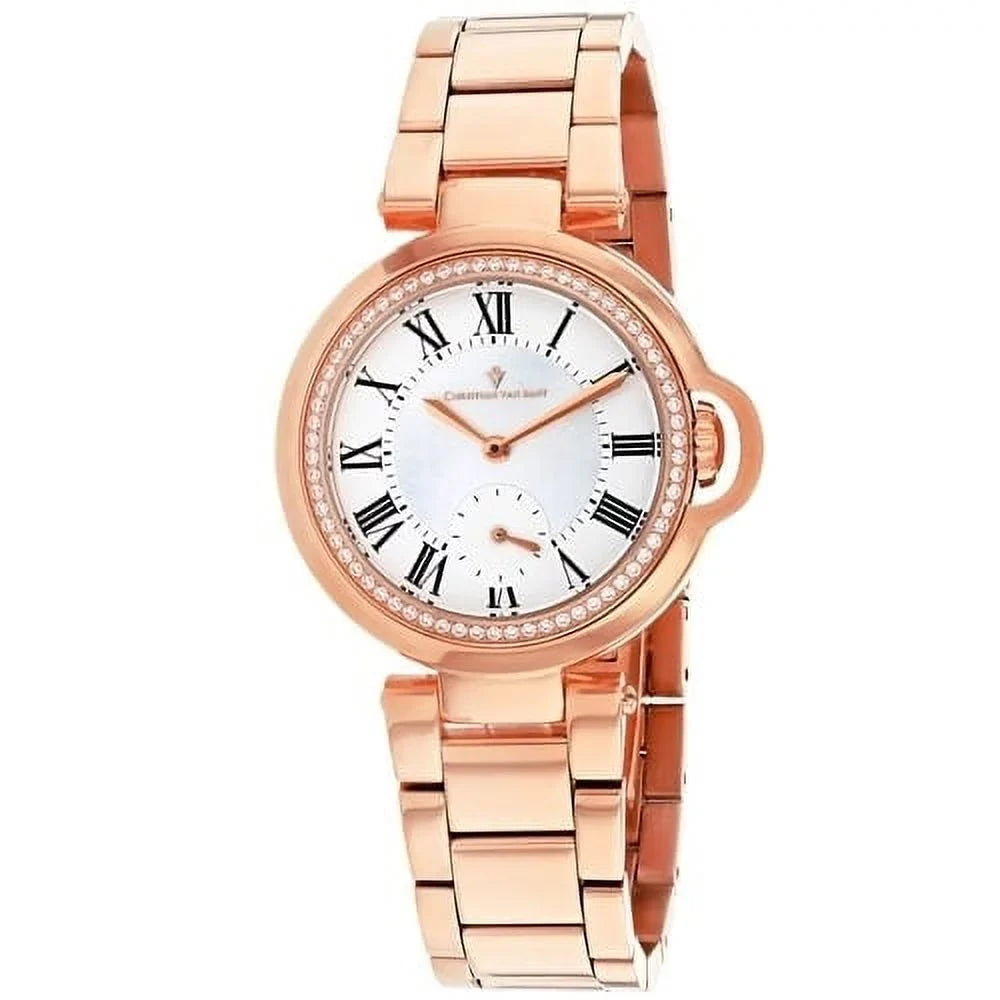 White - Women's pearl mother Cybele Watch Dial of CV0232 Christian Van Sant