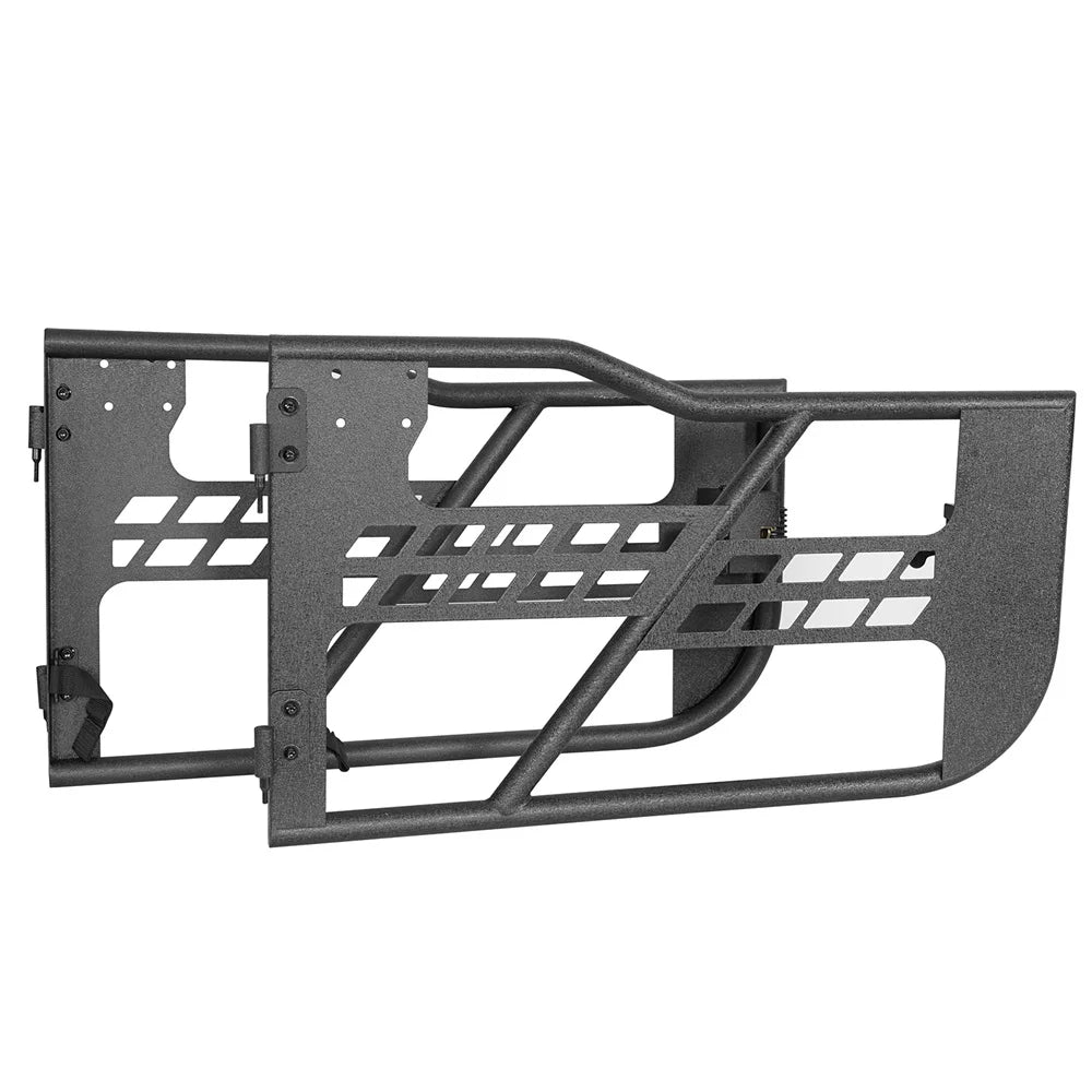 Guards Tubular Road JL Door Black 2018-2023 2-Door Hooke Wrangler Steel Half Frame Jeep Fit