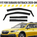 Durable AEROGUYS Wind 2020-2024, Sun Visors Accessories Car AG0268 Guards Window Visors, Vent Deflectors, - Subaru Fit Deflectors Outback 4pcs. for Window Extra Rain Visors, In-Channel