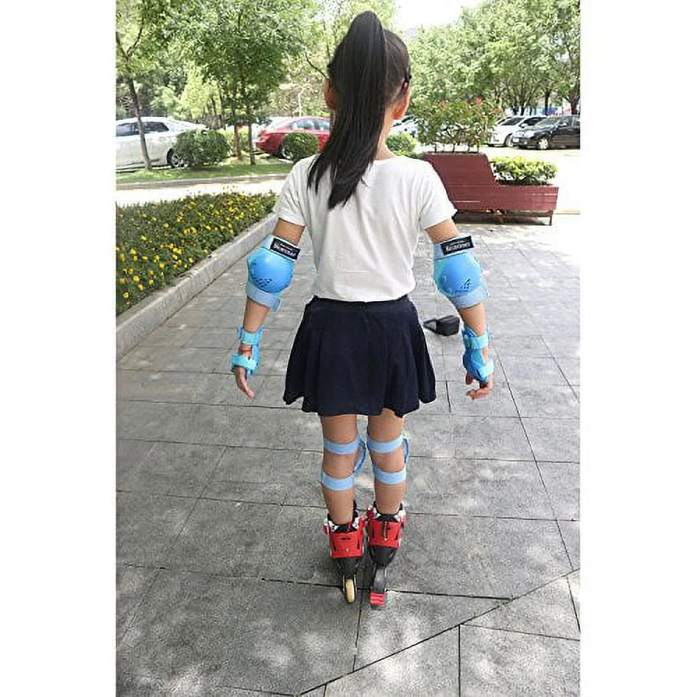 Wrist Small for Child Years, Skating, Scooter Knee (3-7 Roller Sports Skates, Bike, years) Inline Elbow Set Guards Pads BOSONER Purple BMX Skateboard, Pads Kids/Youth Riding Gear Set Protective for Cycling,