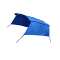 Side Blue Canvas 8'Lx54"Hx67"-72"W With Blocks Top Bargains Detachable Bimini Unique 4Bow
