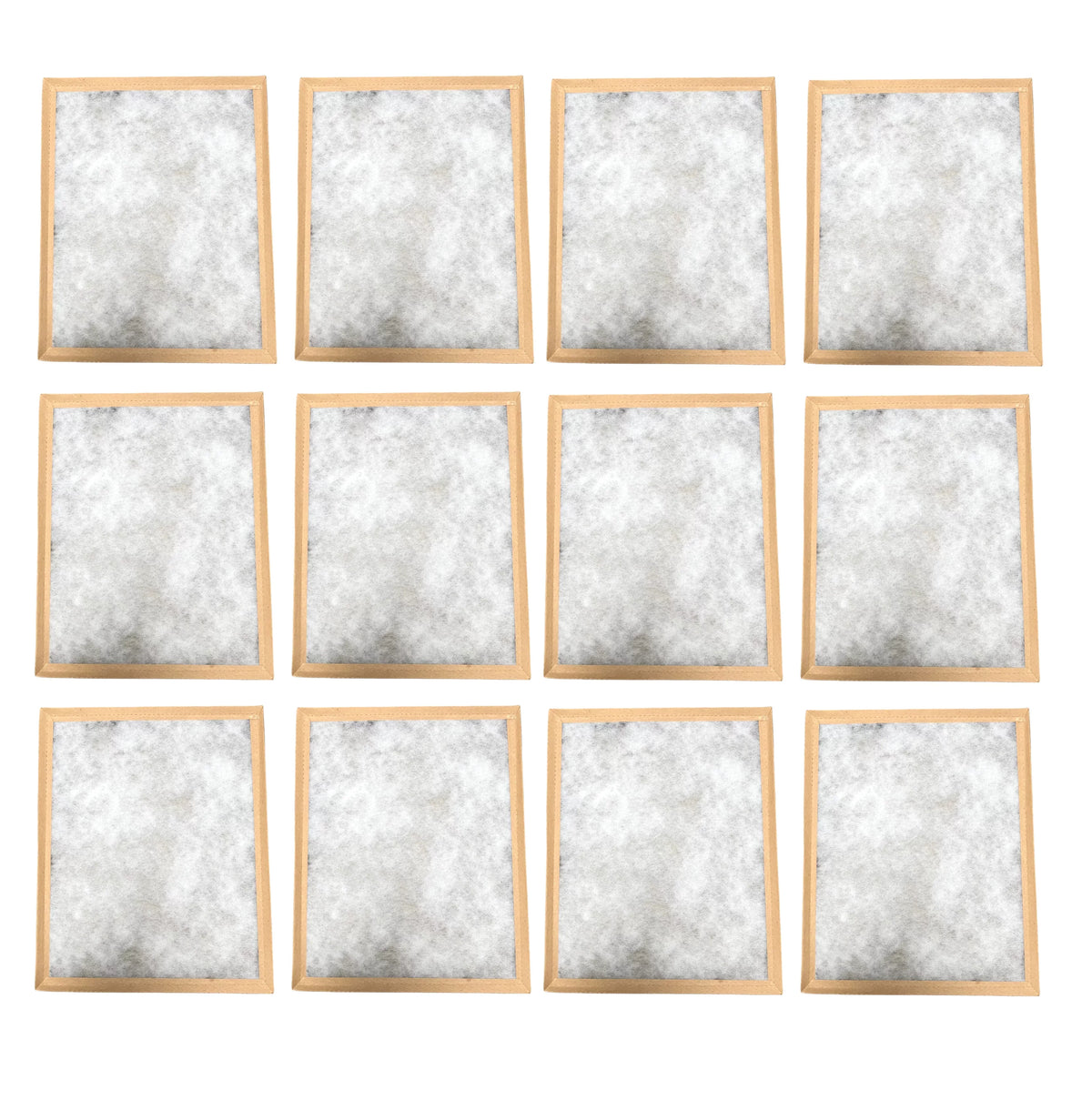 Clean MERV AC Throwaway of Basic Furnace AquaNation Dust 20X25x1 4 12) Air Fiberglass (Lot Polyester Filters, Filters, Disposable Living Panel