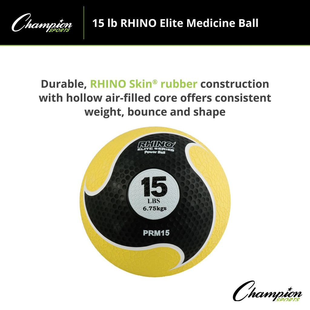 Ball Champion Sports Rhino® Elite 15lb Medicine