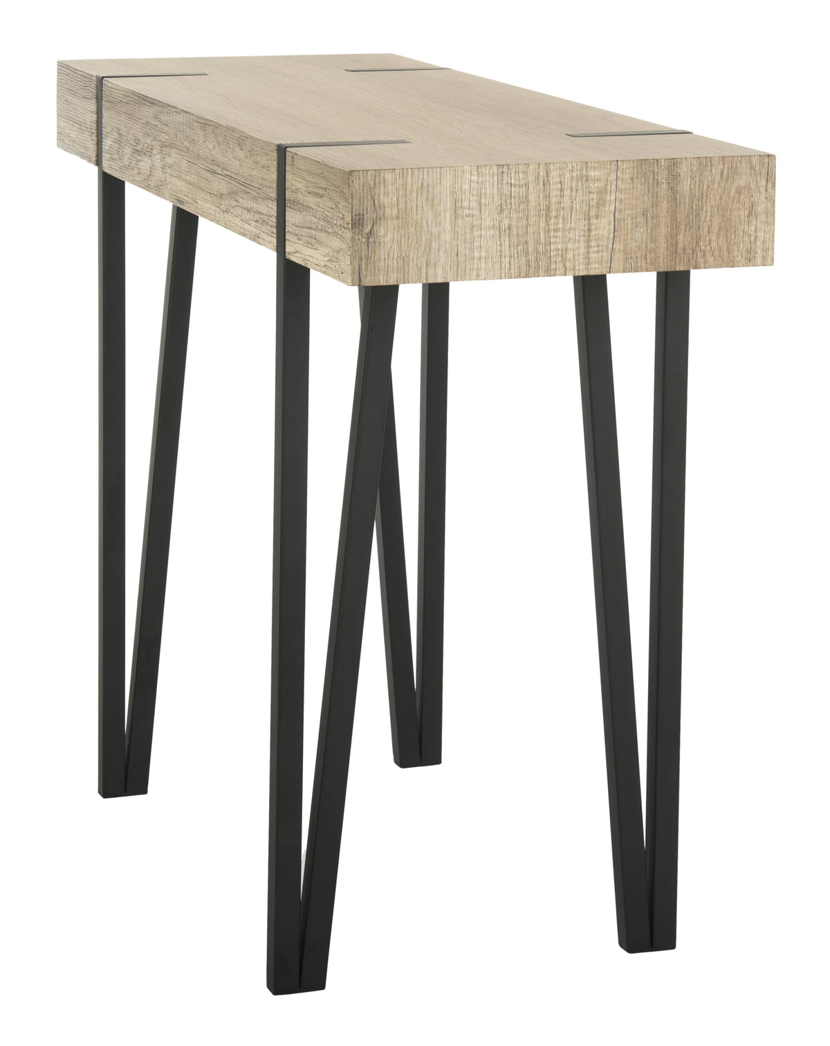 Alyssa Mid-Century Rectangular Top Table, SAFAVIEH Console Wood Brown