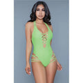 Lime Large Womens Amaya - BeWicked Extra Swimsuit, 1977