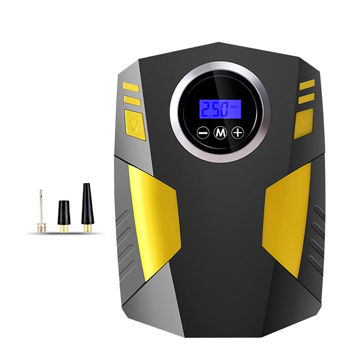 with Car LED Geevorks Pump, Air Light, Compressor Portable Digital Tire Inflator 12V Auto