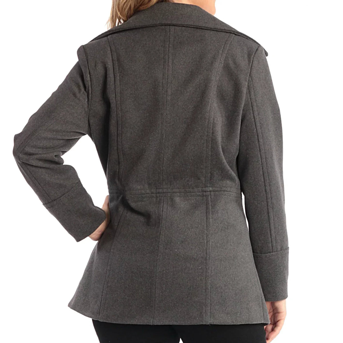 Wool Overcoat Double Swiss New Jacket Alpine Peacoat Breasted Womens Blazer Emma