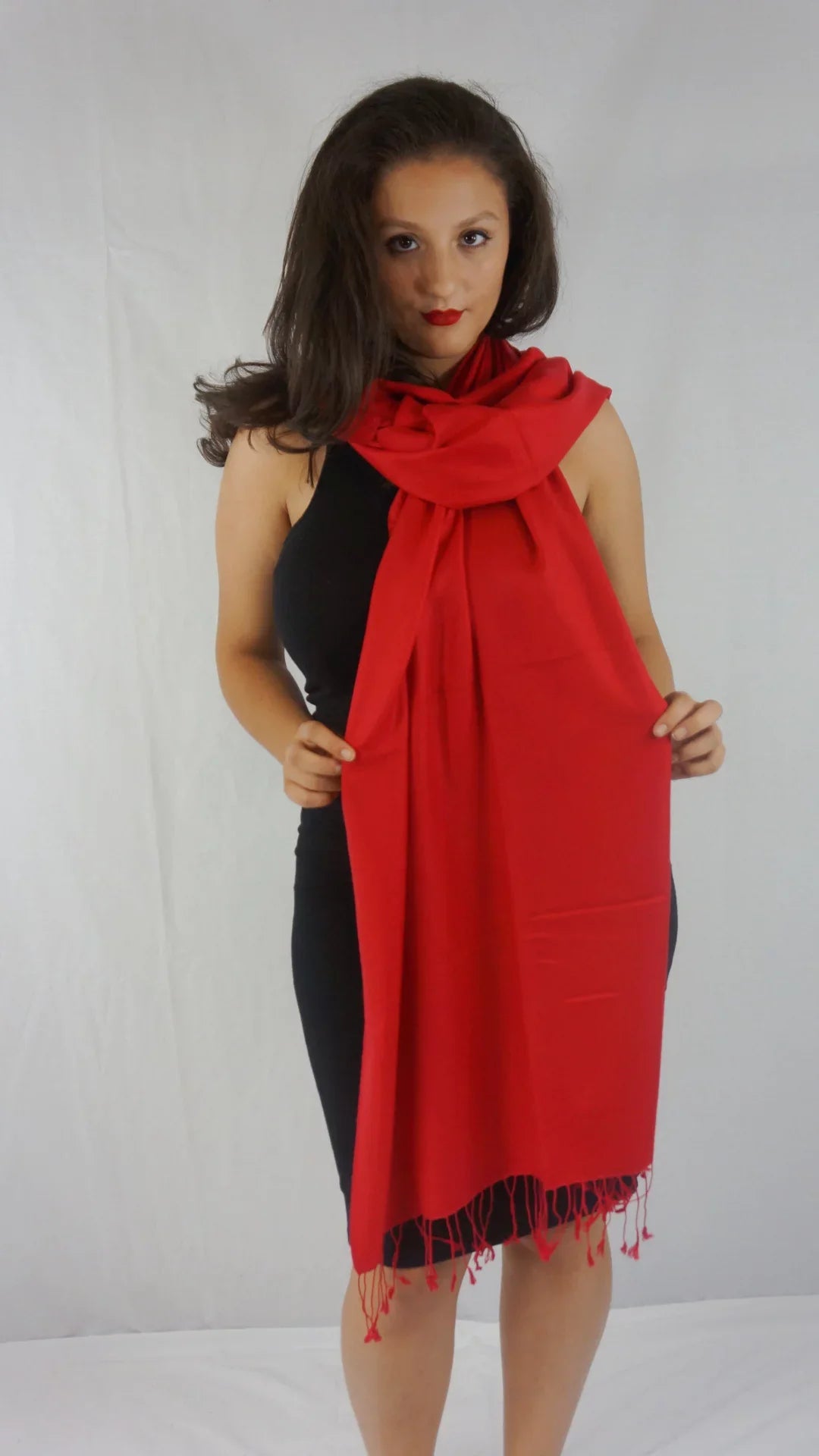 Scarf/Scarves/Shawl/Shawls/Stole/Wrap/Pashmina Red) (Lipstick Scarf/Wool/Silk Shawl/Cashmere/Cashmere Scarf/Pashmina