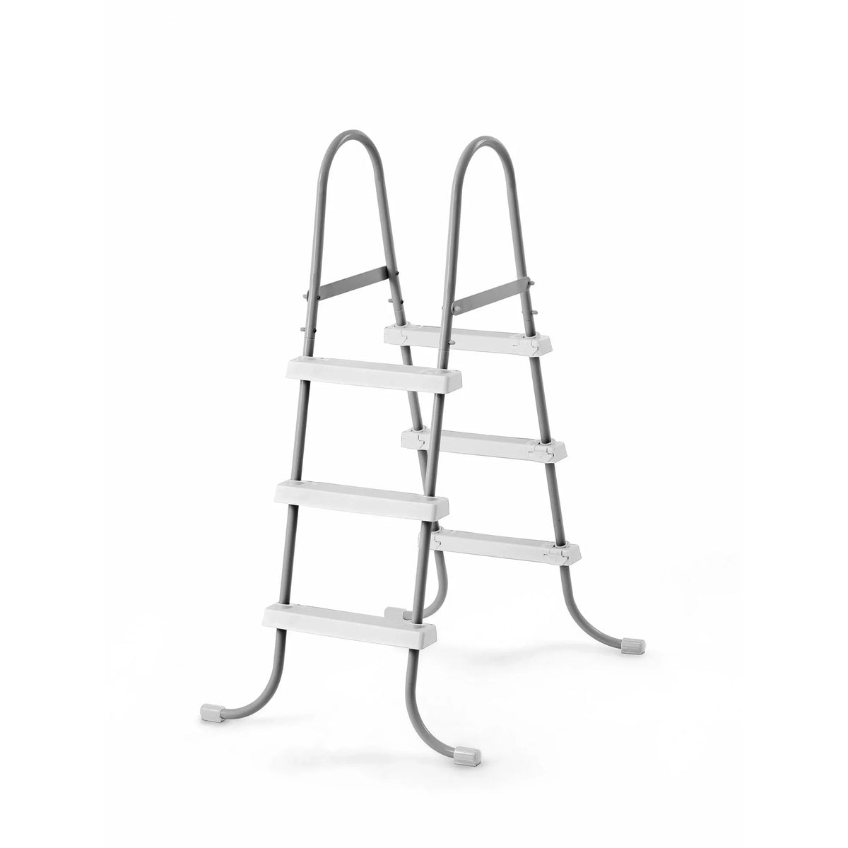 Intex 42-Inch Ladder Steel Frame + Pool Protective Pool Mat Ground Above Ladder