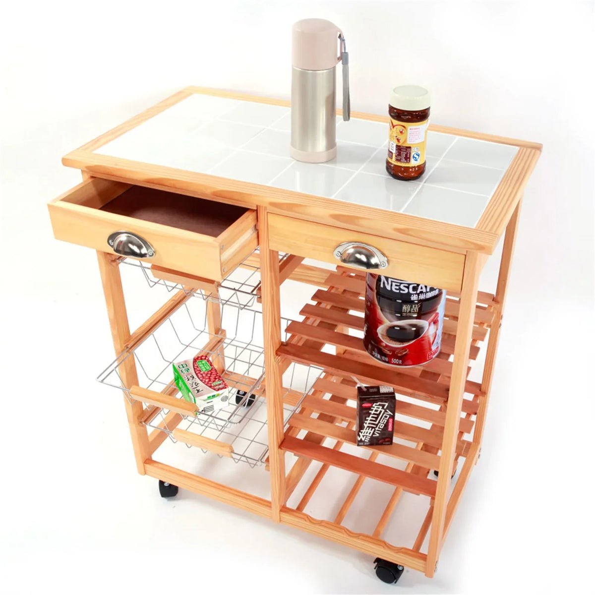 Storage Capacity Rack, Seyurigaoka Cars Household Dining Commodity Shelf Large