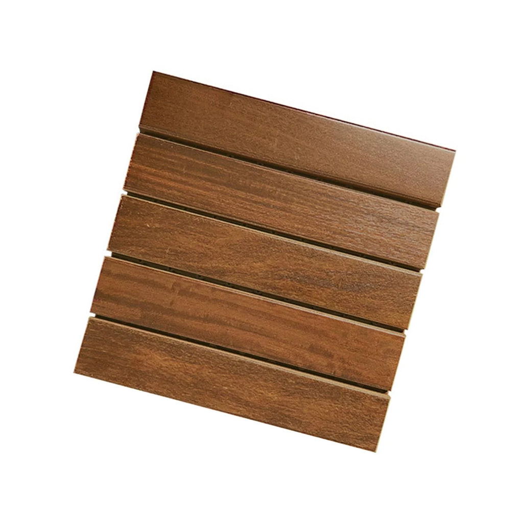 Balcony Garden Indoor Flooring Interlocking Balcony Walkway exterior Interlocking for Deck Outside Puzzle Tiles Wooden Flooring Flooring