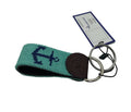 Nautical - and Wheel Key Anchor Fob