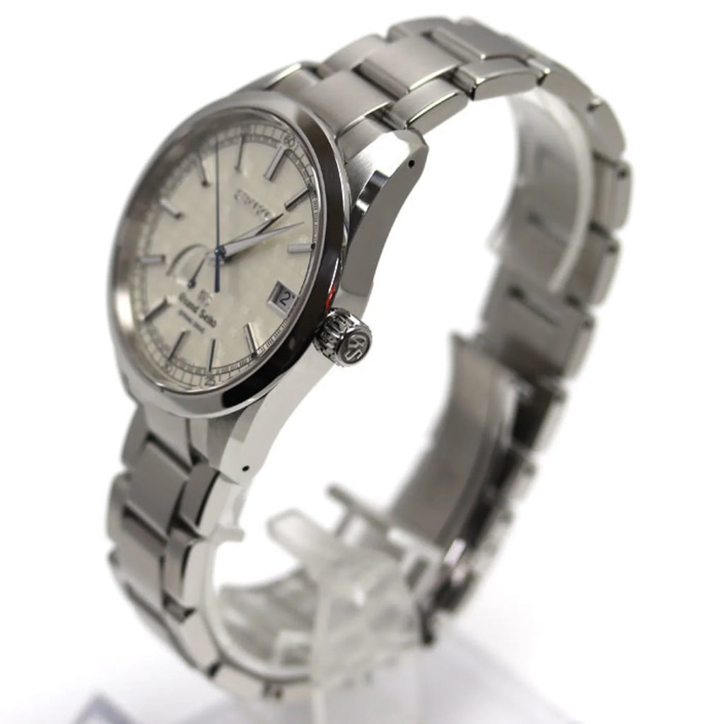 Edition 10th to Drive Seiko SBGA111/9R65-0BP0 Pre-Owned worldwide Men's Spring (Good) 1,500 Grand pieces Watch Automatic Anniversary Limited
