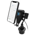 iPhone Mount 14 X Galaxy Plus, Charger S23 mini Pro 5G, S22 with for Wireless Max Note Qi Macally SE 13 Wide Tablets Ultra Holder 8 10.5" Plus Cup Car Smartphone