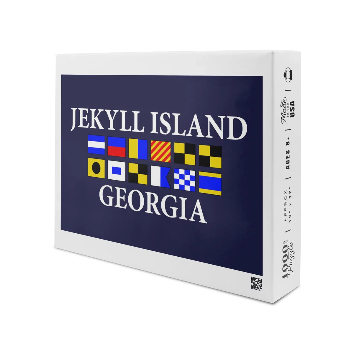 Challenging USA) in Nautical for Flags Piece 19x27, Georgia, Adults Puzzle and Jekyll Island, Made dimension Family, (1000 Puzzle, Jigsaw